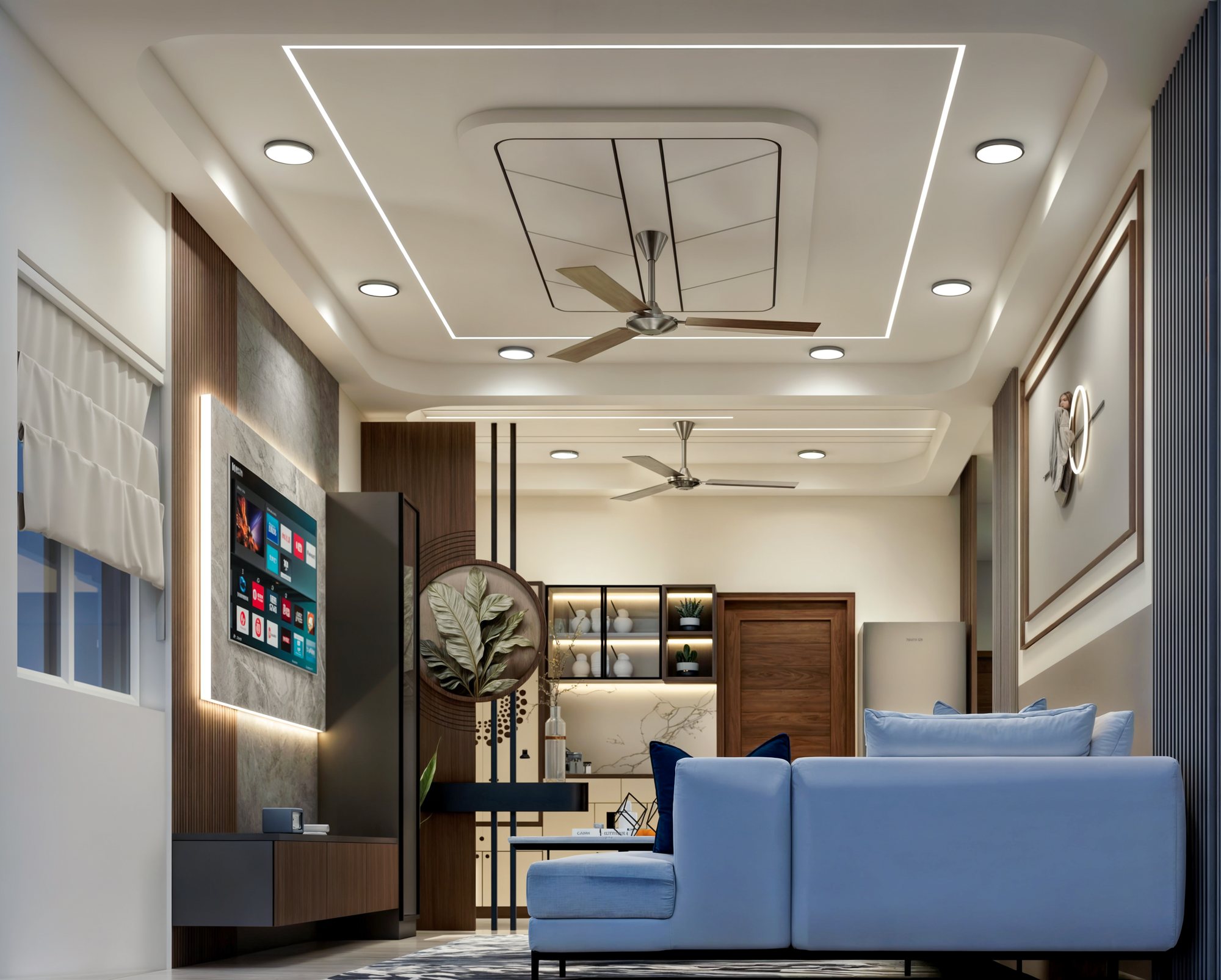 Living P7 interior design